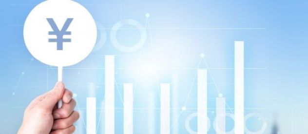 お金とグラフが記載されている画像